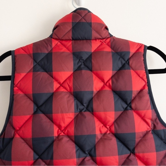 J. Crew Buffalo Plaid Down Excursion Vest - Picture 10 of 13